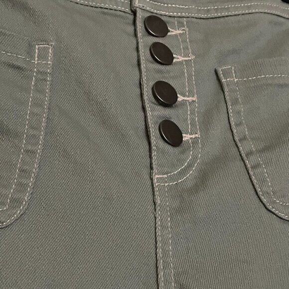 GB, Size 1, Button Fly, Wide Leg, Denim Jeans - Picture 5 of 8